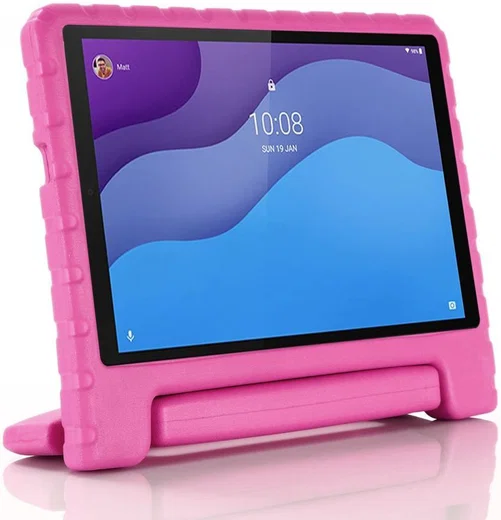 Lenovo Tab M10 HD Gen 2 Kinder Tablethoes met Handvat Roze afbeelding 6