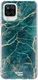 HappyCase Samsung Galaxy A12 Hoesje Flexibel TPU Aqua Marmer Print afbeelding 1