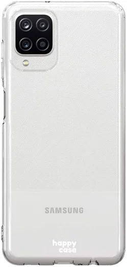 HappyCase Samsung Galaxy A12 Hoesje Flexibel TPU Clear Print afbeelding 1
