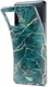 HappyCase Samsung Galaxy A42 Hoesje Flexibel TPU Aqua Marmer Print afbeelding 5