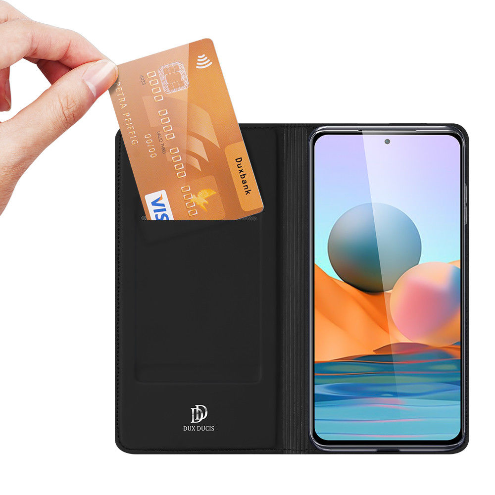 Dux Ducis Skin Pro Xiaomi Redmi Note 10 Pro Hoesje Book Case Zwart afbeelding 2