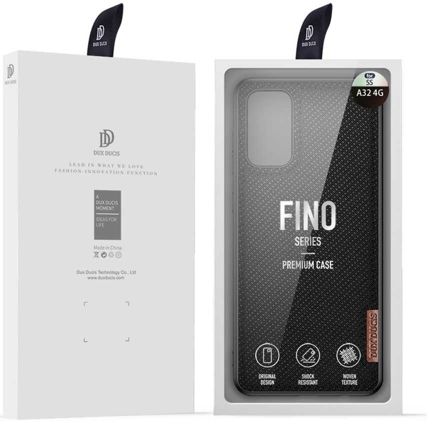 Dux Ducis Fino Series Samsung Galaxy A32 4G Hoesje Back Cover Zwart afbeelding 10
