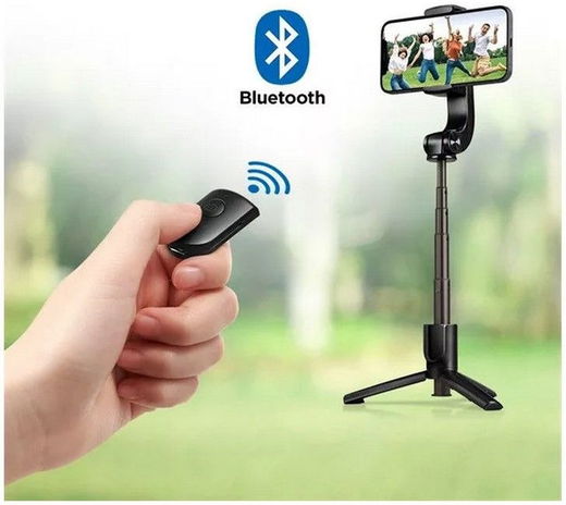 Spigen S610W Gimbal Wireless Bluetooth Tripod Selfie Stick Zwart afbeelding 3