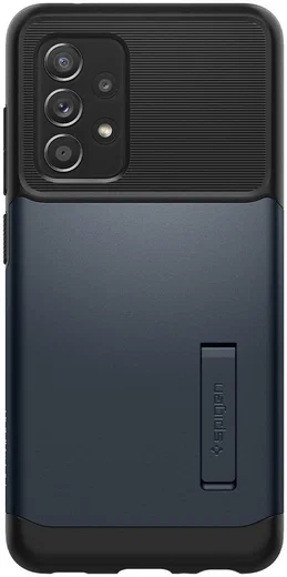 Spigen Slim Armor Samsung Galaxy A72 Hoesje Metal Slate afbeelding 2