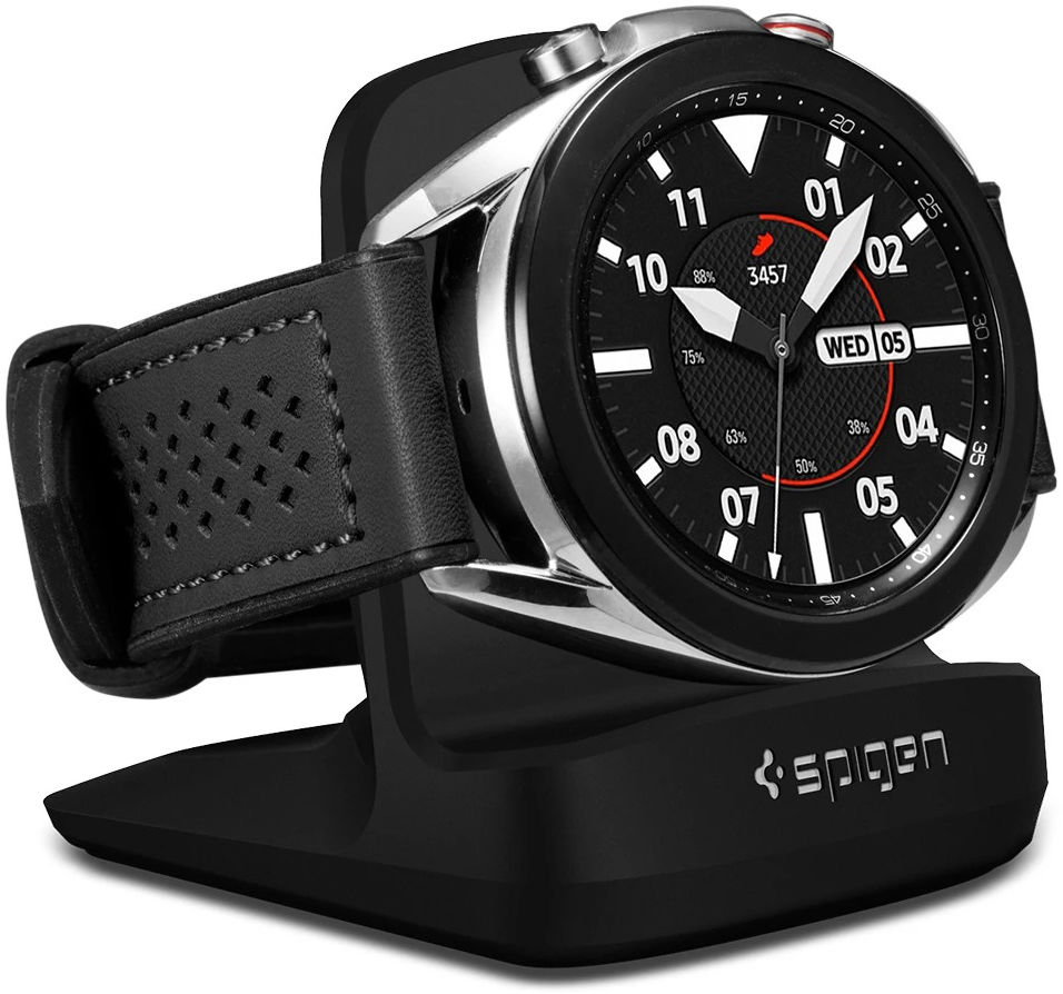 Spigen S352 Night Stand Houder Samsung Galaxy Watch Series Zwart afbeelding 11