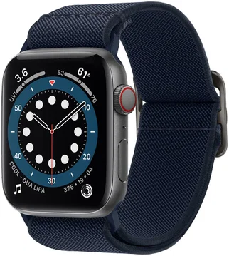 Spigen Fit Apple Watch 1-9/SE/Ultra 49/45/44/42MM Bandje Nylon Blauw