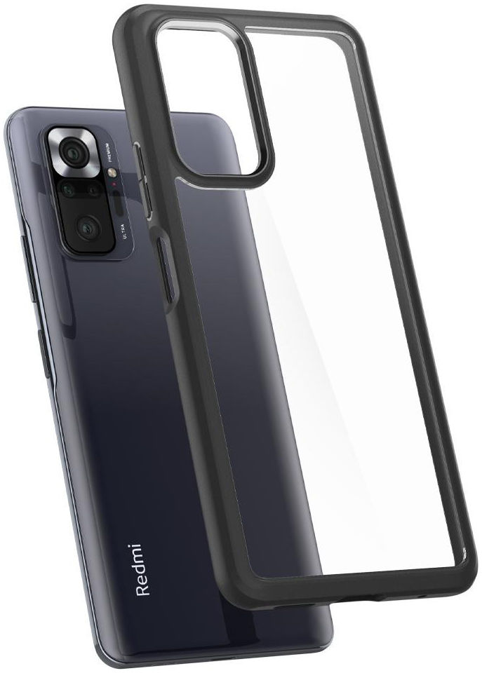 Spigen Ultra Hybrid Xiaomi Redmi Note 10 Pro Hoesje Back Cover Zwart afbeelding 2