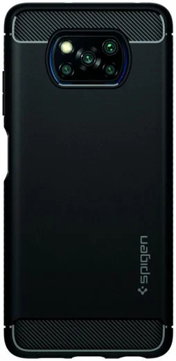 Spigen Rugged Armor Xiaomi Poco X3 / X3 Pro Hoesje Back Cover Zwart afbeelding 10