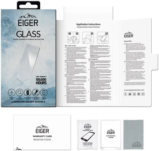Eiger Samsung Galaxy Xcover 5 Tempered Glass Case Friendly Plat afbeelding 5