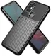 Motorola Moto G10/G20/G30 Hoesje Twill Thunder TPU Back Cover Zwart afbeelding 3
