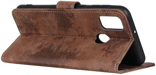 Motorola Moto G10/G20/G30 Hoesje Portemonnee Book Case Kunstleer Bruin afbeelding 5