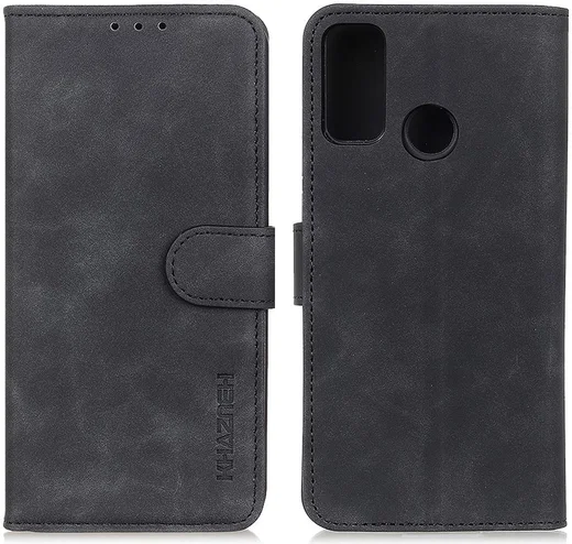 Motorola Moto G10/G20/G30 Hoesje Portemonnee Kunstleer Book Case Zwart afbeelding 4