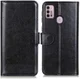 Motorola Moto G10 / G20 / G30 Hoesje Vintage Book Case Kunstleer Zwart afbeelding 5
