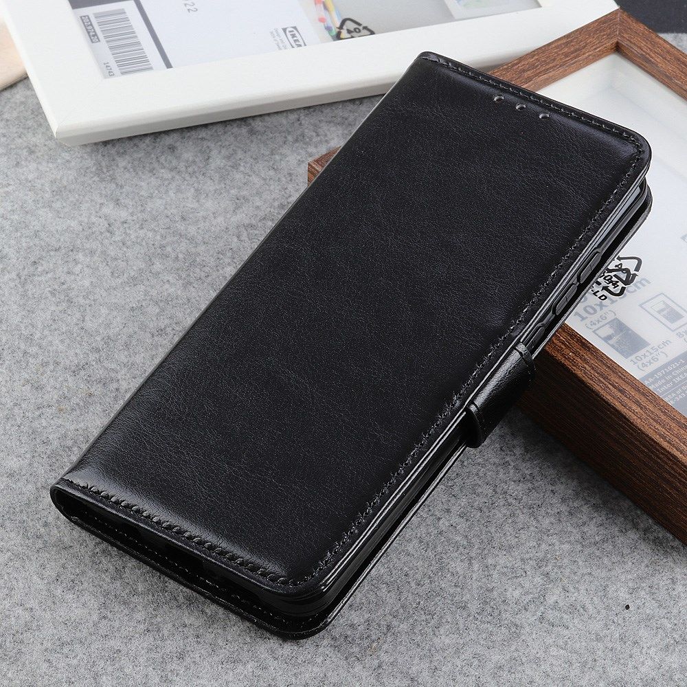Motorola Moto G10 / G20 / G30 Hoesje Vintage Book Case Kunstleer Zwart afbeelding 4