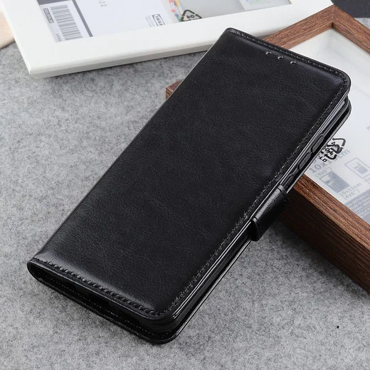 Motorola Moto G10 / G20 / G30 Hoesje Vintage Book Case Kunstleer Zwart afbeelding 4