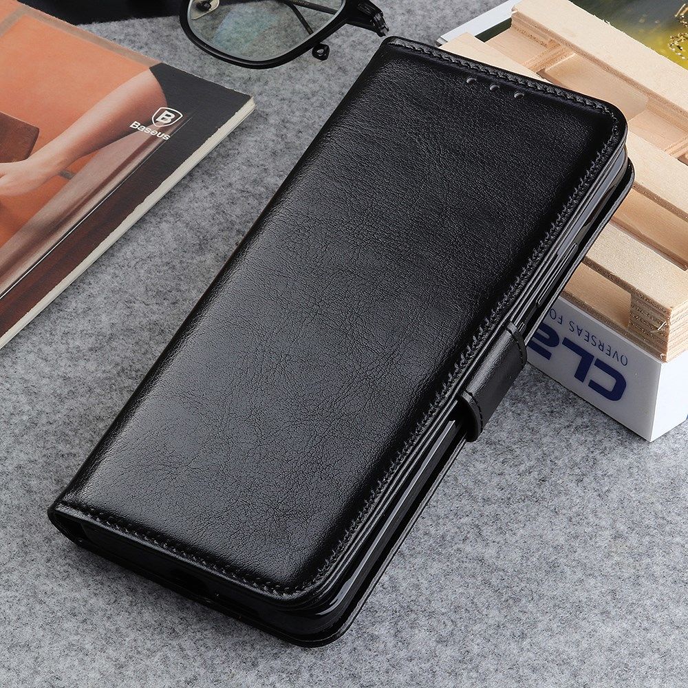 Motorola Moto G10 / G20 / G30 Hoesje Vintage Book Case Kunstleer Zwart afbeelding 6