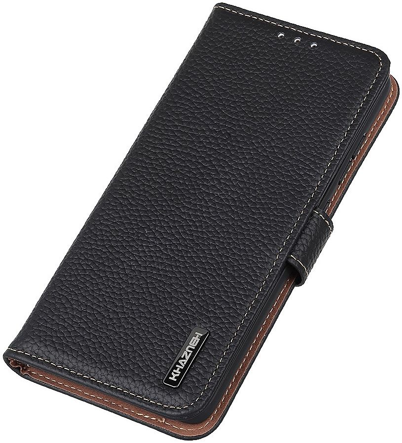 KHAZNEH Motorola Moto G100 Hoesje Wallet Book Case Zwart afbeelding 2