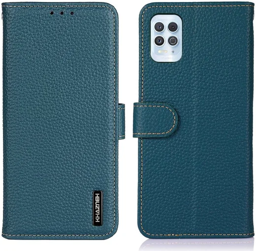 KHAZNEH Motorola Moto G100 Hoesje Wallet Book Case Groen afbeelding 5
