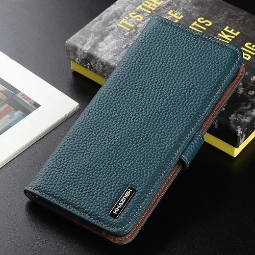 KHAZNEH Motorola Moto G100 Hoesje Wallet Book Case Groen afbeelding 6
