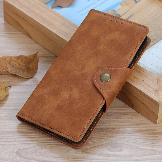 Motorola Moto G100 Hoesje Portemonnee Book Case Kunstleer Bruin afbeelding 5