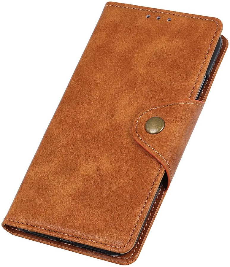 Motorola Moto G100 Hoesje Portemonnee Book Case Kunstleer Bruin afbeelding 2
