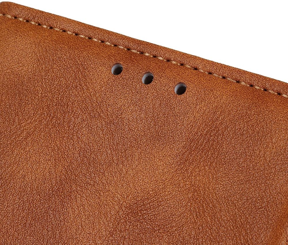 Motorola Moto G100 Hoesje Portemonnee Book Case Kunstleer Bruin afbeelding 7