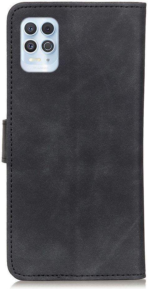 KHAZNEH Motorola Moto G100 Hoesje Retro Wallet Book Case Grijs afbeelding 2