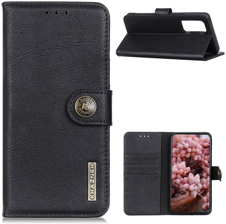 KHAZNEH Oppo Find X3 Neo Hoesje Portemonnee Book Case Zwart afbeelding 5