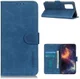 KHAZNEH Oppo Find X3 Neo Hoesje Retro Wallet Book Case Blauw afbeelding 5