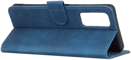 KHAZNEH Oppo Find X3 Neo Hoesje Retro Wallet Book Case Blauw afbeelding 6