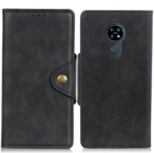 Nokia 6.3 / G10 / G20 Hoesje Portemonnee Kunstleer Book Case Zwart afbeelding 3