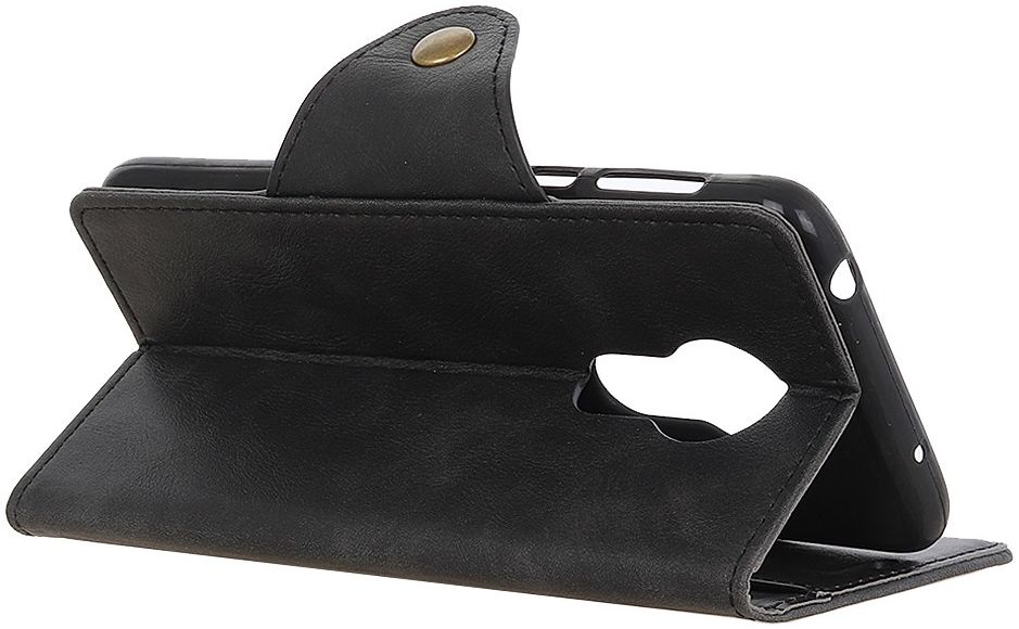 Nokia 6.3 / G10 / G20 Hoesje Portemonnee Kunstleer Book Case Zwart afbeelding 5