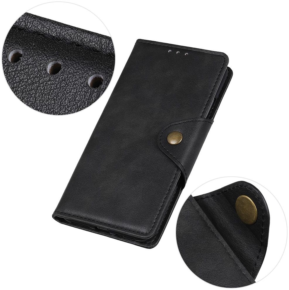 Nokia 6.3 / G10 / G20 Hoesje Portemonnee Kunstleer Book Case Zwart afbeelding 6