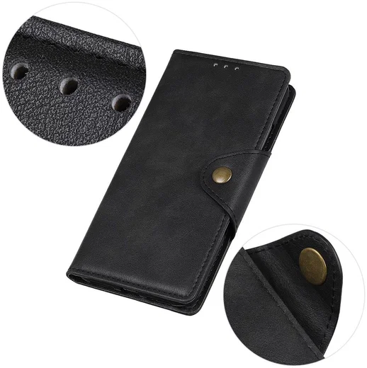 Nokia 6.3 / G10 / G20 Hoesje Portemonnee Kunstleer Book Case Zwart afbeelding 6