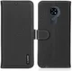 Nokia 6.3 / G10 / G20 Hoesje Portemonnee Book Case Echt Leer Zwart afbeelding 4