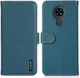 Nokia 6.3 / G10 / G20 Hoesje Portemonnee Book Case Echt Leer Groen afbeelding 4