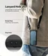 Ringke Fusion X OnePlus 9 Pro Hoesje Back Cover Transparant Zwart afbeelding 6