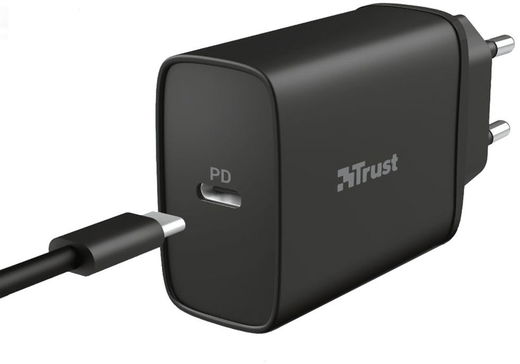 Trust iPhone Snellader 18W PD met USB-C naar Lightning Kabel 1M Zwart afbeelding 2