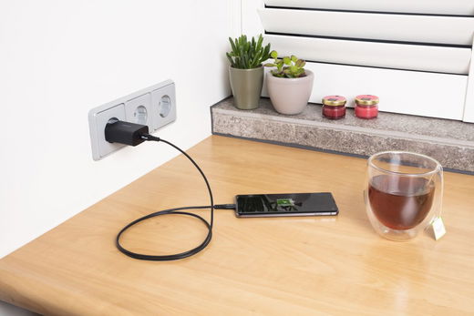 Trust iPhone Snellader 18W PD met USB-C naar Lightning Kabel 1M Zwart afbeelding 10