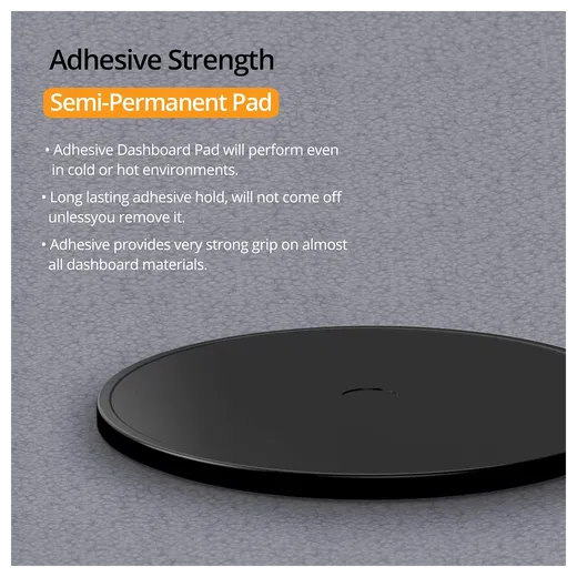 iOttie Sticky Gel Dashboard Pad voor Auto Houders Zwart afbeelding 3