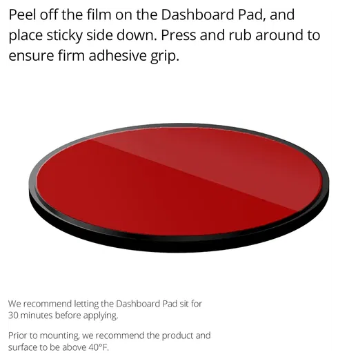 iOttie Sticky Gel Dashboard Pad voor Auto Houders Zwart afbeelding 4