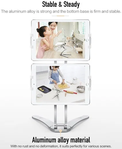 ROCK Universele Verstelbare Ophangbare Tablet of Telefoon Houder afbeelding 6