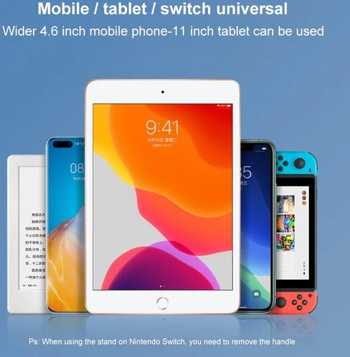 Bureauhouder voor 4.7 tot 12.9 inch Smartphone/iPad/Tablet Zwart afbeelding 11