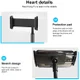 Bureauhouder voor 4.7 tot 12.9 inch Smartphone/iPad/Tablet Zwart afbeelding 9