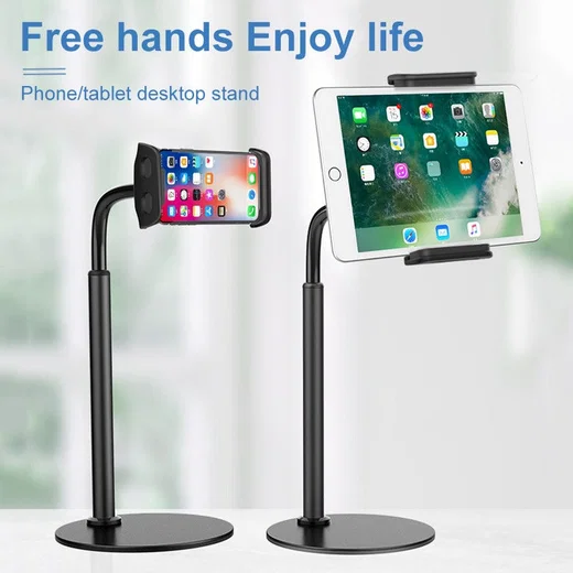 Bureauhouder voor 4.7 tot 12.9 inch Smartphone/iPad/Tablet Zwart afbeelding 3