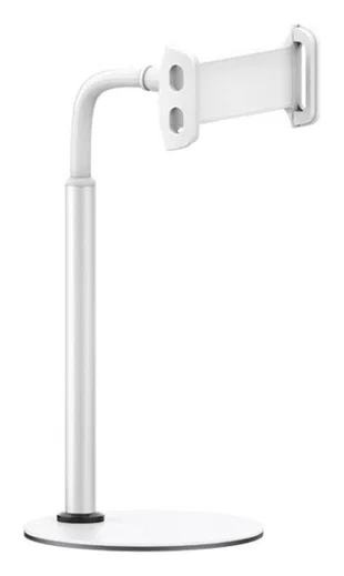 Bureauhouder voor 4.7 tot 12.9 inch Smartphone/iPad/Tablet Wit afbeelding 2