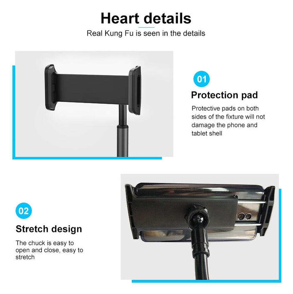 Bureauhouder voor 4.7 tot 12.9 inch Smartphone/iPad/Tablet Wit afbeelding 10