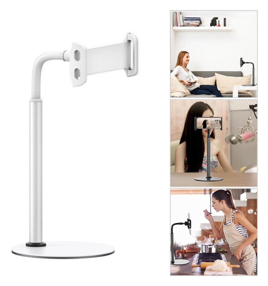 Bureauhouder voor 4.7 tot 12.9 inch Smartphone/iPad/Tablet Wit afbeelding 1