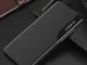 Samsung Galaxy A52 / A52S Hoesje Book Case met Side Display Zwart afbeelding 4