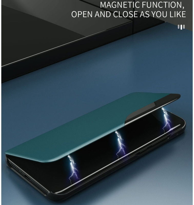 Samsung Galaxy A52 / A52S Hoesje Book Case met Side Display Blauw afbeelding 4